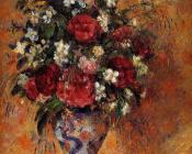 Vase of Flowers - 卡米耶·毕沙罗